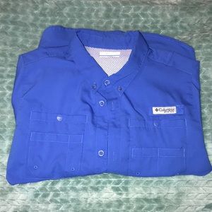Short Sleeve Columbia PFG Boys OmniShade Size XL